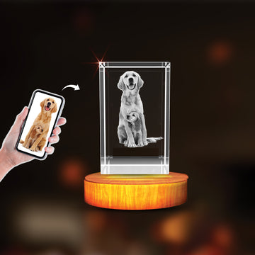 High-Quality Photo Printing & Personalized Gifts - Rectangle Personalized Freezepix 3D - Timeless Photo Gifts | FreezePIX