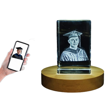 Small Rectangle Personalized Freezepix 3D - Timeless Photo Gifts