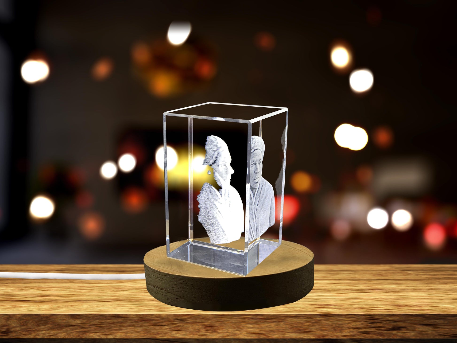 High-Quality Photo Printing & Personalized Gifts - Harriet Tubman 3D Engraved Crystal - Celebrate the Legacy of the "Moses of Her People" | FreezePIX