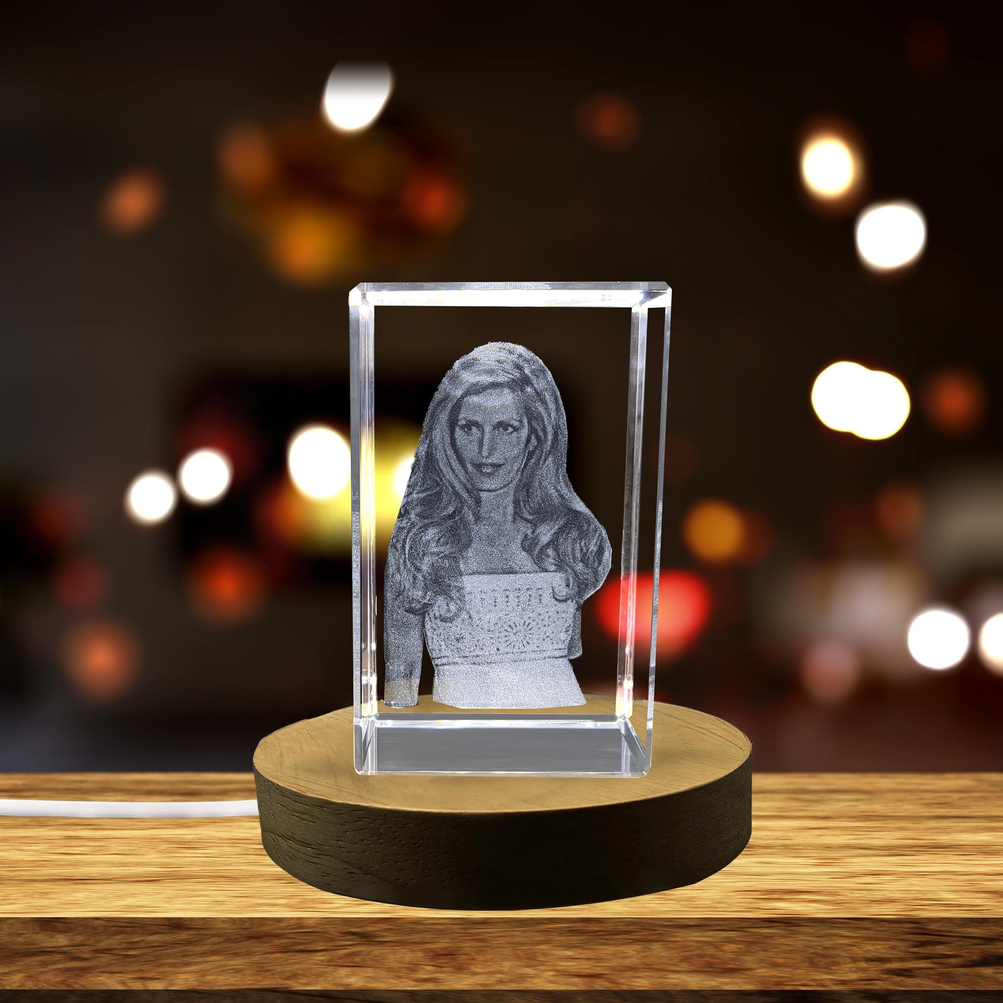 High-Quality Photo Printing & Personalized Gifts - A Diva Immortalized - Dalida Sparkles Eternally in Crystal | FreezePIX
