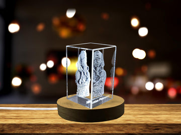 Nubian Pharaohs Egyptian 3D Engraved Crystal | Honoring the Mighty Kings of Ancient Nubia