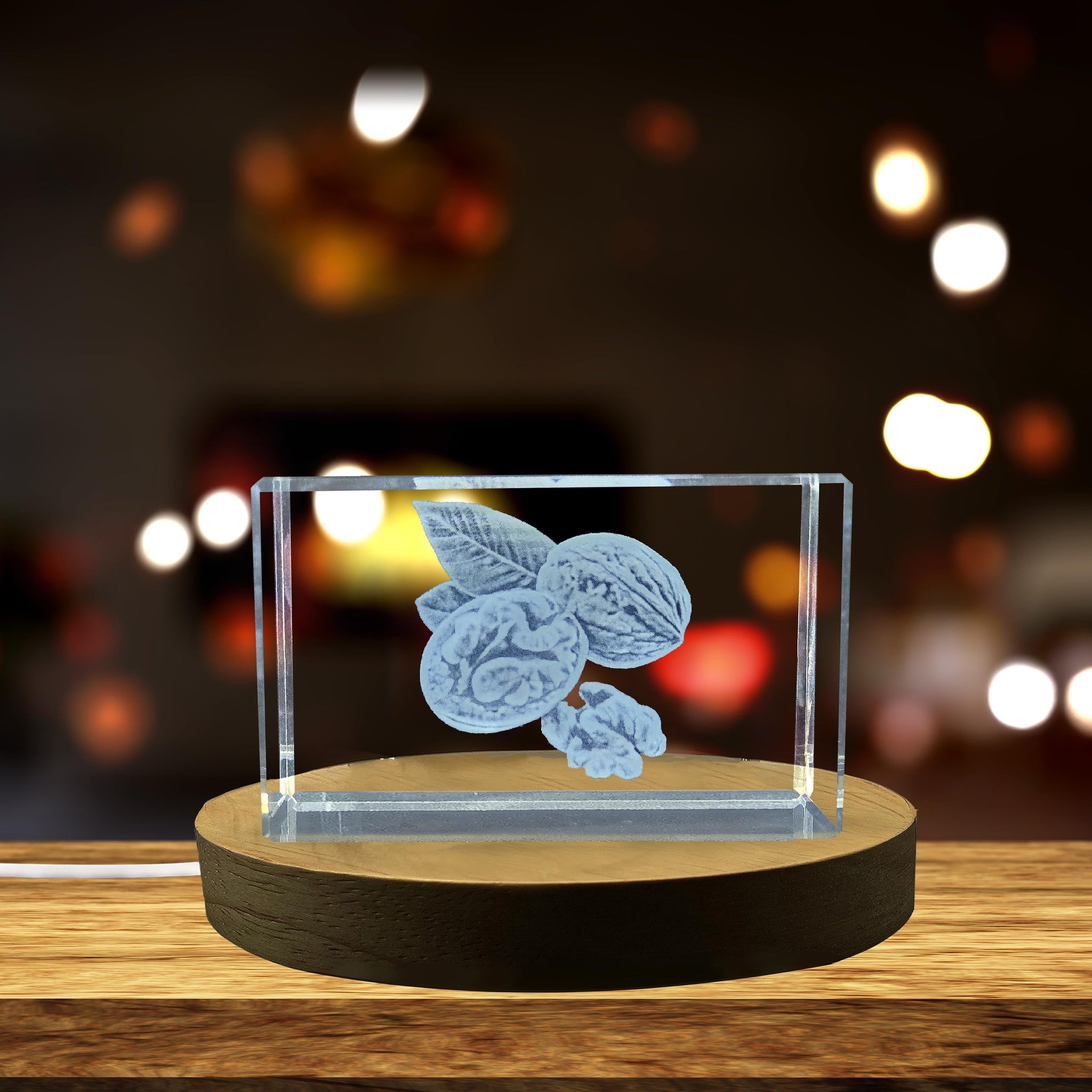 High-Quality Photo Printing & Personalized Gifts - Exquisite 3D Nut Engraved Crystal Gift | FreezePIX