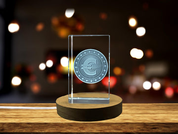 Euro Exquisitely Crafted 3D Crystal