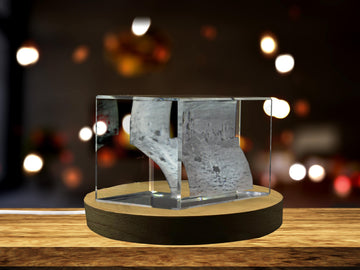 Impression, Sunrise 3D Engraved Crystal Decor with LED Base Light