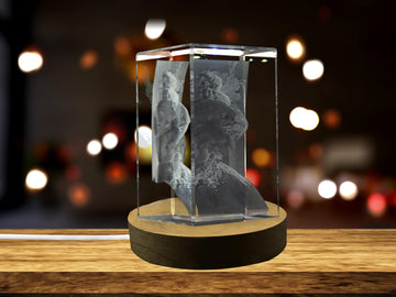 Volcano 3D Engraved Crystal 3D Engraved Crystal Keepsake/Gift/Decor/Collectible/Souvenir