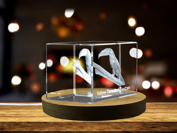 Yellow Throated Toucan 3D Engraved Crystal Keepsake