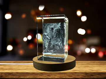 High-Quality Photo Printing & Personalized Gifts - Cerberus Art 3D Engraved Crystal Keepsake - Made in Canada | FreezePIX