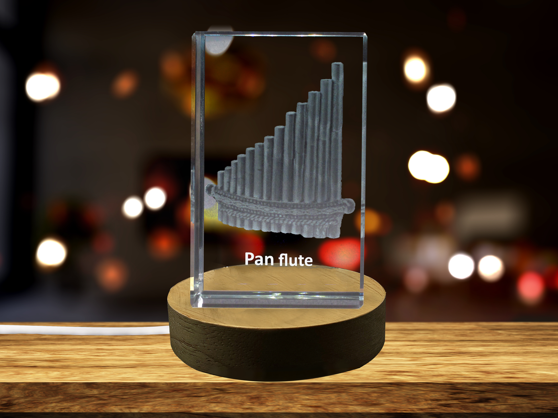 High-Quality Photo Printing & Personalized Gifts - Pan Flute 3D Engraved Crystal 3D Engraved Crystal Keepsake/Gift/Decor/Collectible/Souvenir | FreezePIX