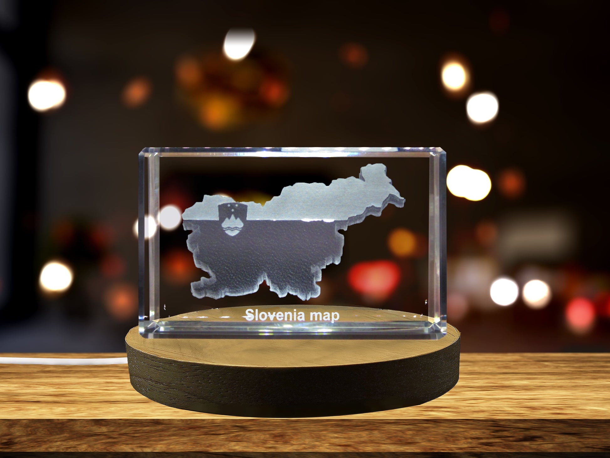 High-Quality Photo Printing & Personalized Gifts - Slovenia 3D Engraved Crystal 3D Engraved Crystal Keepsake/Gift/Decor/Collectible/Souvenir | FreezePIX