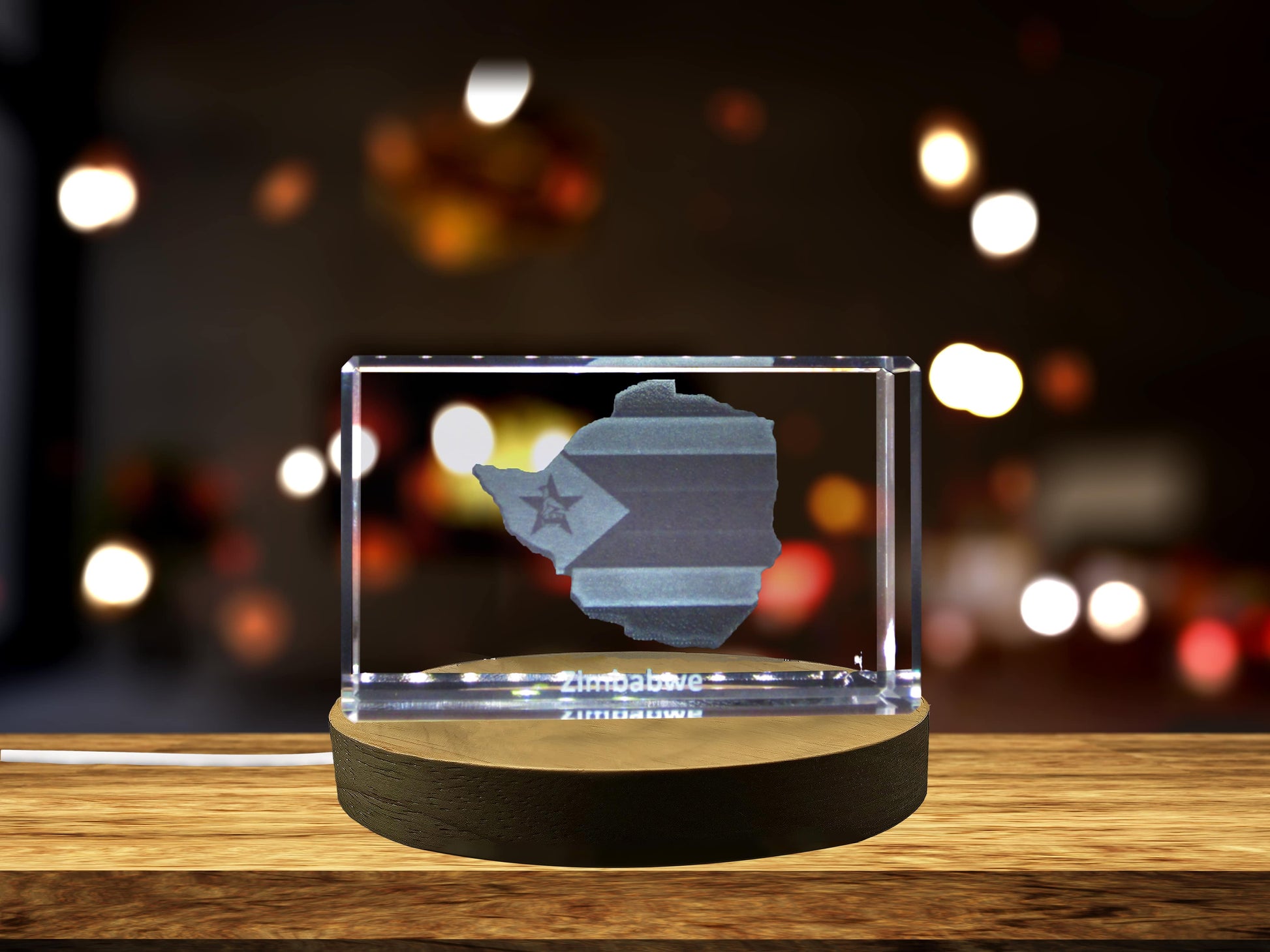 High-Quality Photo Printing & Personalized Gifts - Zimbabwe Crystal Collectible 3D Engraved Crystal 3D Engraved Crystal Keepsake/Gift/Decor/Collectible/Souvenir | FreezePIX
