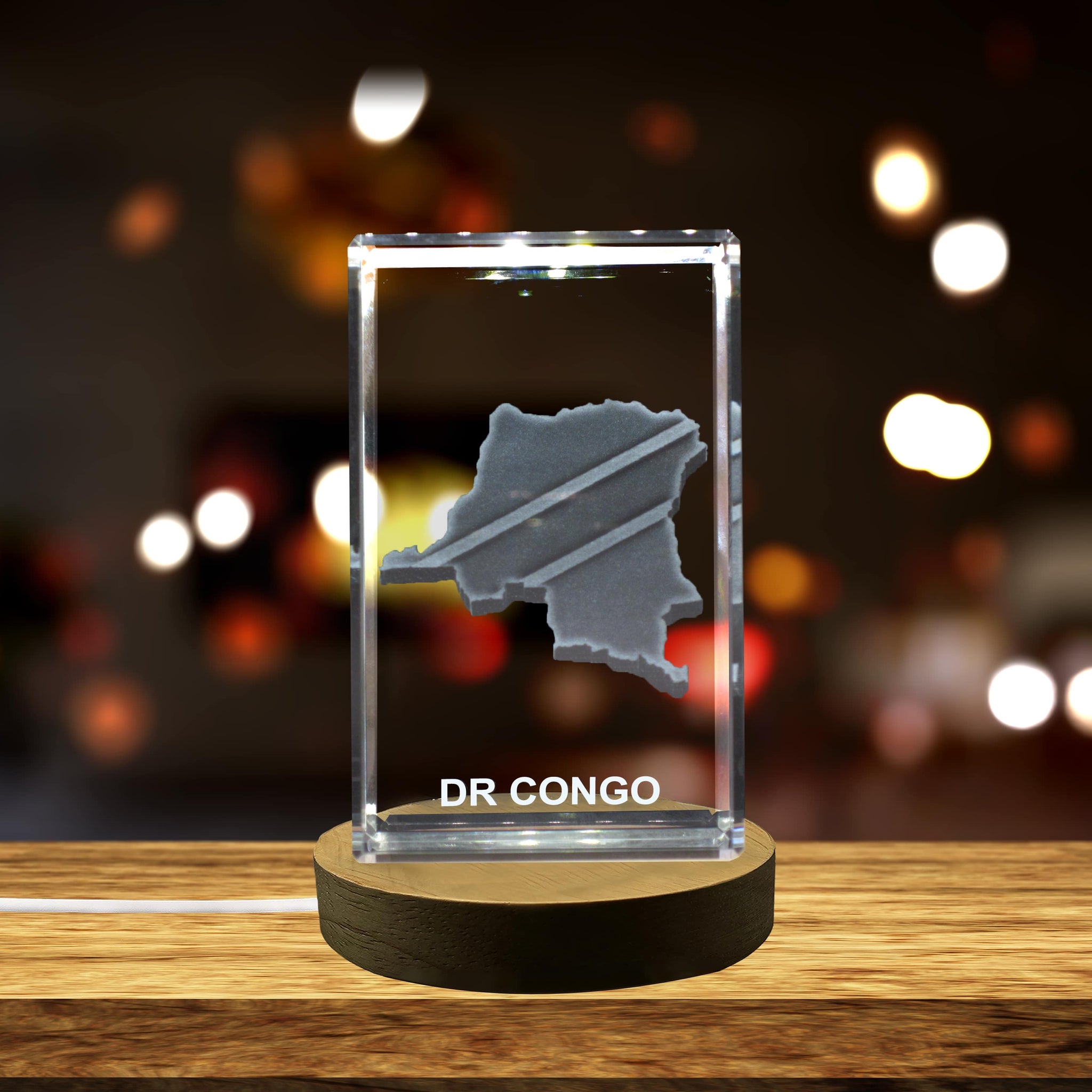 High-Quality Photo Printing & Personalized Gifts - DR Congo 3D Engraved Crystal 3D Engraved Crystal Keepsake/Gift/Decor/Collectible/Souvenir | FreezePIX