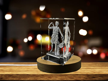 Artemis 3D Engraved Crystal Keepsake/Gift/Decor/Collectible/Souvenir