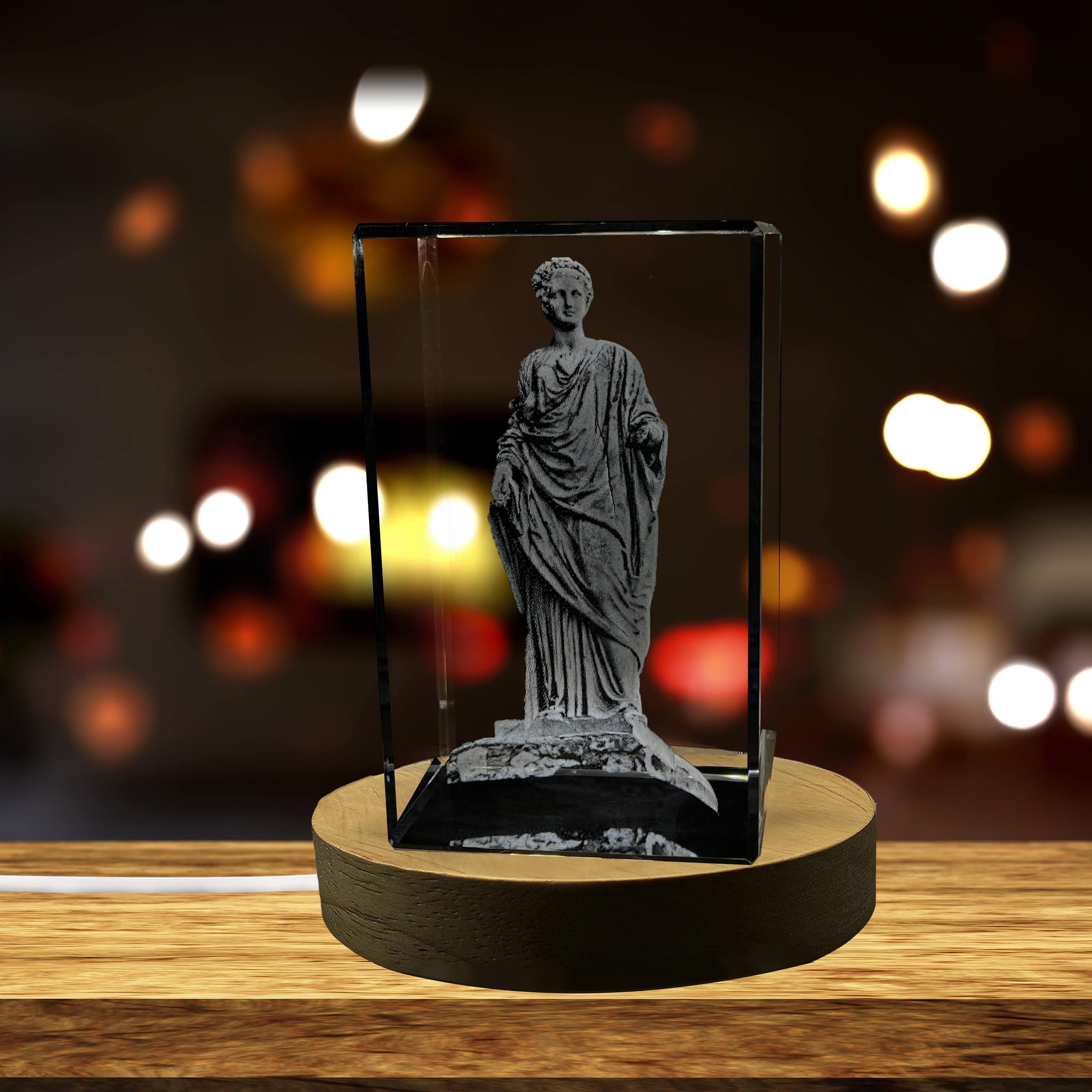 High-Quality Photo Printing & Personalized Gifts - Demeter 3D Engraved Crystal Keepsake/Gift/Decor/Collectible/Souvenir | FreezePIX