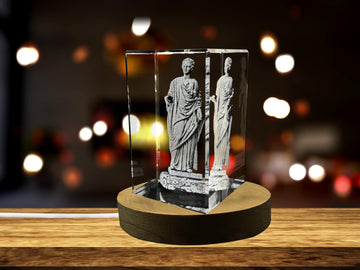 Demeter 3D Engraved Crystal Keepsake/Gift/Decor/Collectible/Souvenir