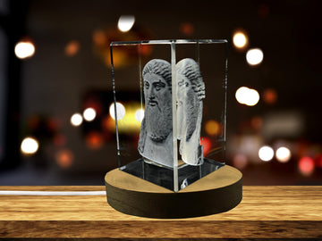 Dionysus 3D Engraved Crystal Keepsake | Collectible
