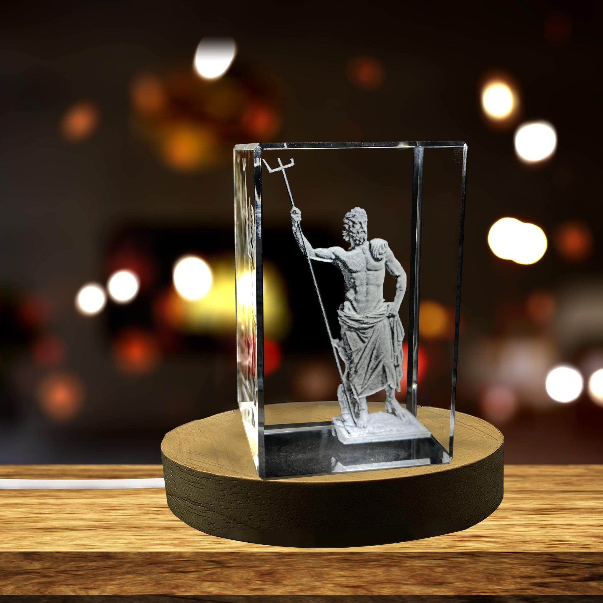 High-Quality Photo Printing & Personalized Gifts - Poseidon-3D-Engraved-Crystal-Keepsake/Gift/Decor/Collectible/Souvenir | FreezePIX