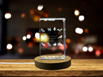 Thanksgiving 14 3D Engraved Crystal 3D Engraved Crystal Keepsake/Gift/Decor/Collectible/Souvenir