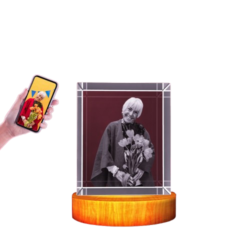 High-Quality Photo Printing & Personalized Gifts - Rectangle Personalized Freezepix 3D - Timeless Photo Gifts | FreezePIX