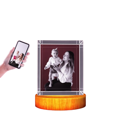 High-Quality Photo Printing & Personalized Gifts - Rectangle Personalized Freezepix 3D - Timeless Photo Gifts | FreezePIX