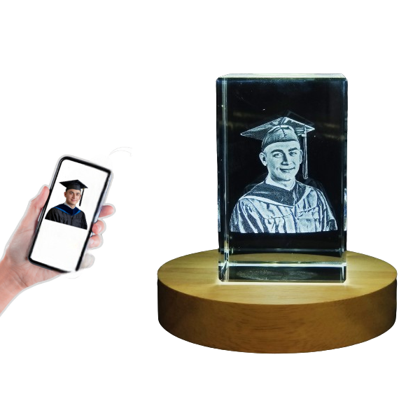 Small Rectangle Personalized Freezepix 3D - Timeless Photo Gifts