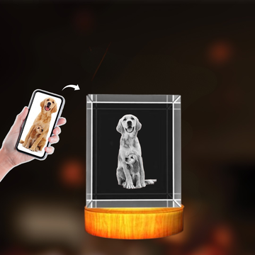 Rectangle Personalized Freezepix 3D - Keepsake