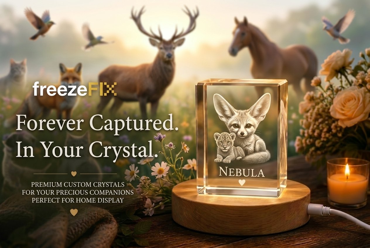 Nebula fox rectangle crystal
